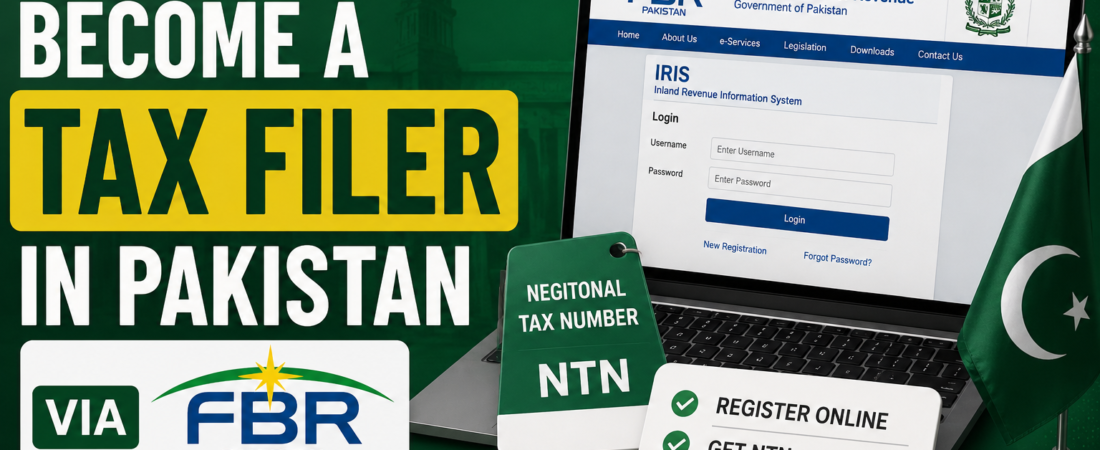 How to Become a Tax Filer in Pakistan via FBR (2026)